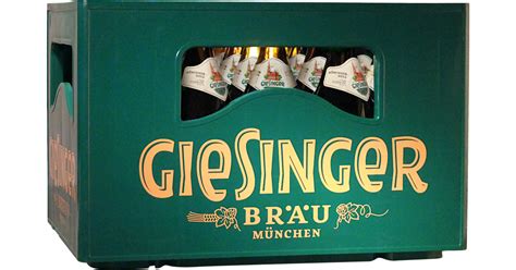 Giesinger Bräu Münchner Hell Kasten 20 x 0 5 l Glas Mehrweg Ihr