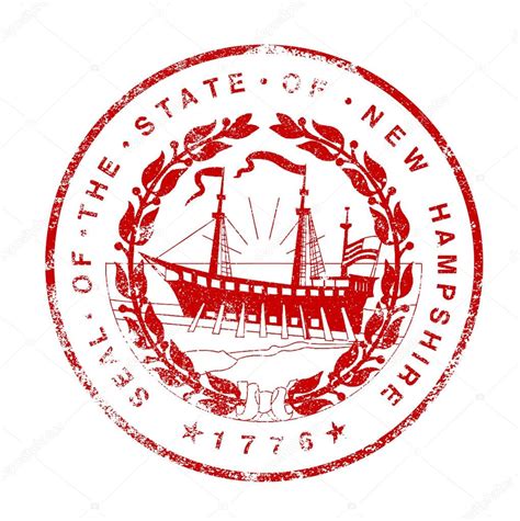 New Hampshire Seal Rubber Stamp Stock Vector Image By ©bigalbaloo 70500541