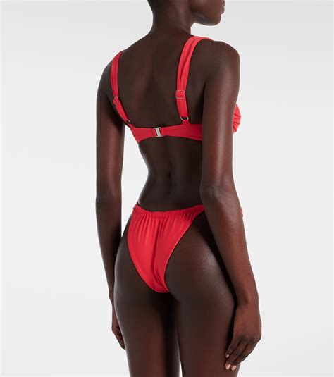 Costa Bikini Bottoms In Red Faithfull Mytheresa