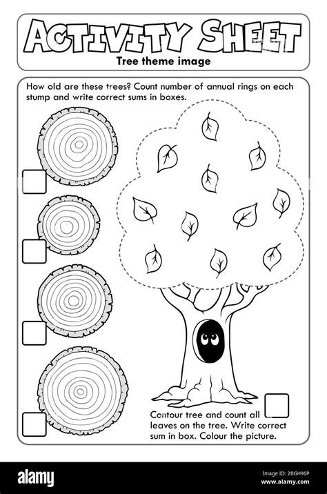 Tema Del Rbol De Hojas De Actividad Ilustraci N Vectorial De Eps