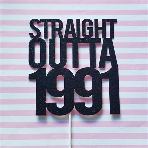 Straight Outta 1994 Cake Topper Birthday Caketopper 30th Birthday Party