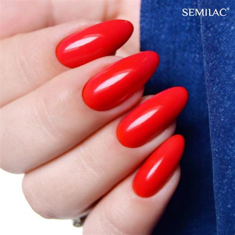 Semilac Sexy Red Hybrid Uv Gel Polish Ml Pukka Nails