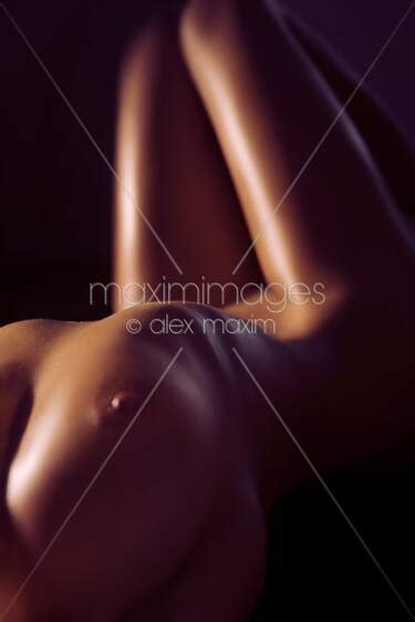 Photo Of Abstract Art Nude Photo Of A Sexy Woman Naked Body Closeup Of Breast And Legs Outline