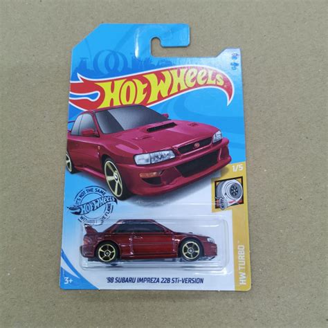 Jual Hot Wheels Subaru Impreza B Sti Version B Sti Version Merah Hw Turbo Hotwheels