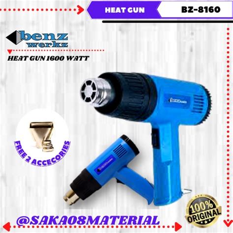 Jual Grosir Heat Gun 1600 Watt Tipe BZ 8160 Benz Original Tebaru Hot