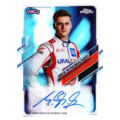 2021 TOPPS CHROME F1 MICK SCHUMACHER Trading Card Museum MUUSEO