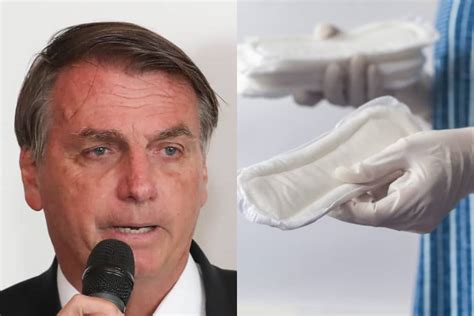 Bolsonaro veta distribuição gratuita de absorventes