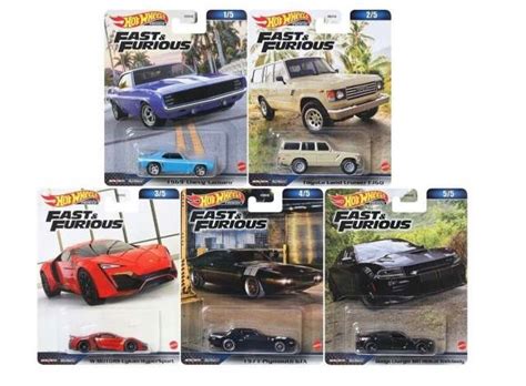 HOT WHEELS FAST FURIOUS Zestaw 5szt Autek Z 13821160543 Allegro Pl