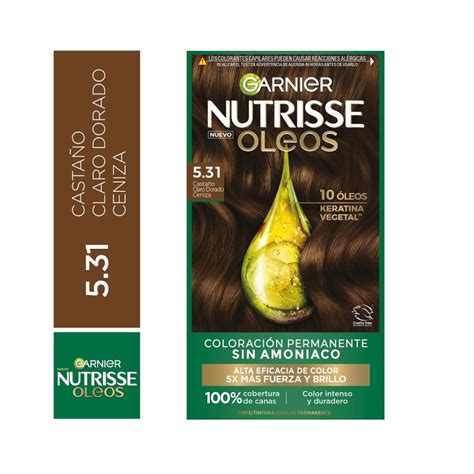 Tinta Garnier Nutrisse Oleos N Casta O Dorado Cenizo Farmacia El