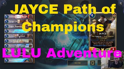 Jayce Guide For Path Of Champions Lulu Adventure Legends Of