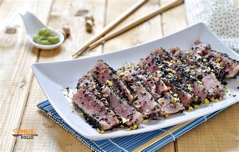 Tagliata Di Tonno Al Sesamo Pelle Di Pollo Ricetta Idee