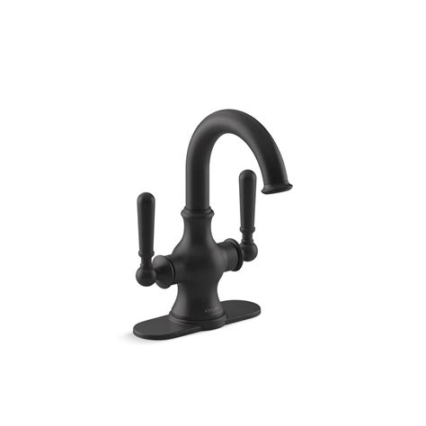 Kohler Capilano Monoblock bathroom sink faucet in Matte Black | The ...