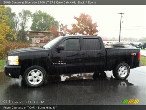 Black 2009 Chevrolet Silverado 1500 Lt Z71 Crew Cab 4x4 Ebony