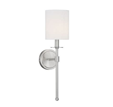 1 Light Wall Sconce In Brushed Nickel