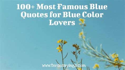 100+ Most Famous Blue Quotes for Blue Color Lovers Blue Quotes