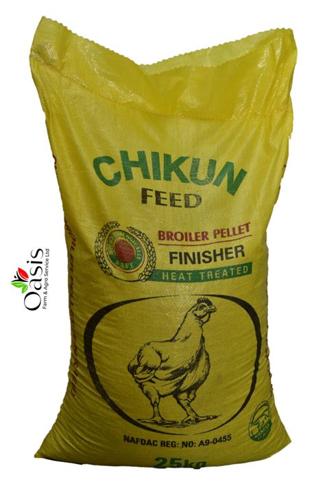 Chikun Feed Broiler Pellet Finisher 25kg Oasis Farms Agro