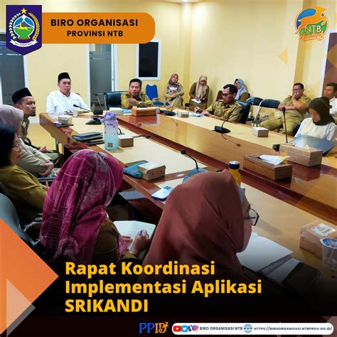 Rapat Koordinasi Implementasi Aplikasi Srikandi Biro Organisasi Setda