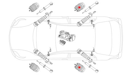 Cadillac XTS GM Epsilon II LWB 2013 2020 Air Suspension Parts