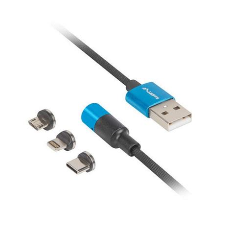 Lanberg Cable Quick Charge En Usb A Usb C Lightning Y