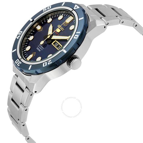 Seiko 5 Sports Automatic Blue Dial Stainless Steel Men S Watch SRP677