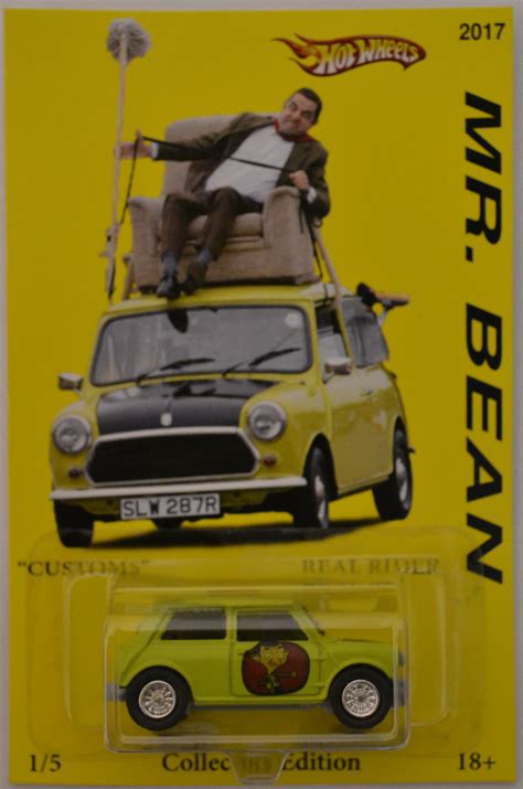 Hot Wheels Austin Mini Cooper Lime Custom Made With Real Rider Rubber Wheels Collectors Edition