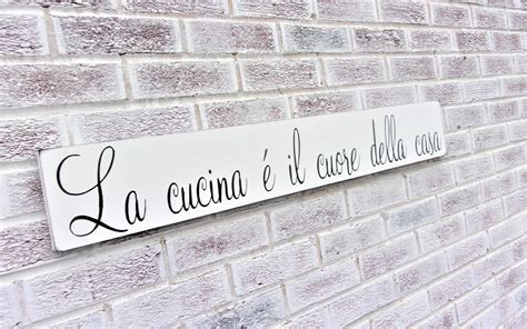 Italian Wall Art Italian Kitchen Wall Art the Kitchen is the - Etsy