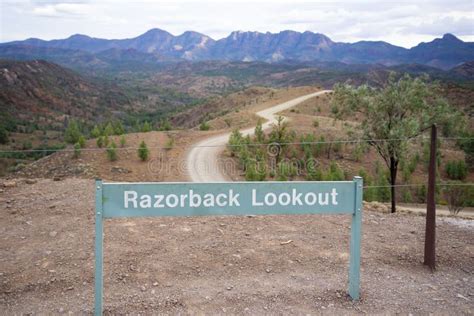 Razorback Lookout In Ikara Flinders Ranges National Park Stock Image