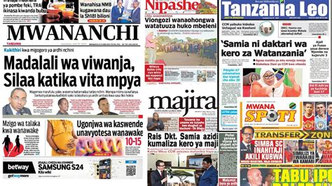 Magazeti Ya Tanzania Leo Jumatatu Tar Umeme Niwakutosha