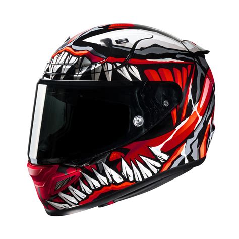 Kask Motocyklowy Hjc Rpha Maximized Venom Marvel Black Red Xxl