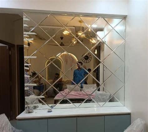 Designer Glass Wall Mirror Glass Wall Bevelled At Best Price In Pune