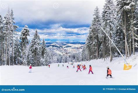 Winter Resort in Brasov Romania Editorial Photo - Image of resort ...