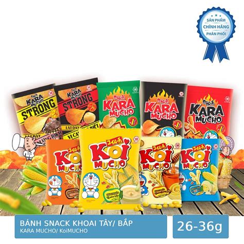 Bánh Snack Karamucho Và Koimucho 26 36g Shopee Việt Nam