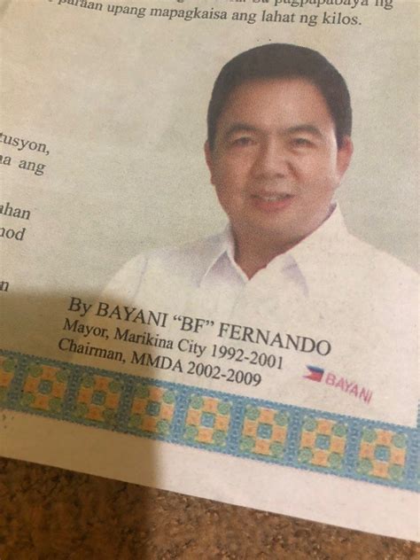 Bayani fernando campaign paper leaflet comics, Hobbies & Toys ...