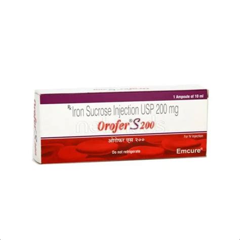 Orofer S Mg Injection At Best Price In Pune Dev Medical