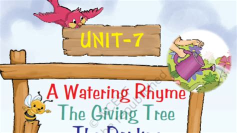 A WATERING RHYME NCERT BOOK CLASS 4th ENGLISH FULL EXPLANATION हद