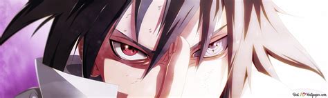 Sasuke And His Sharingan Eye 2K wallpaper download