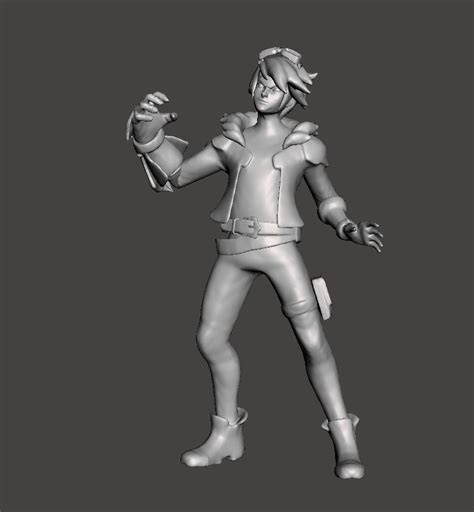 Ezreal 3d Model Character In Armor And Holding Sword 3d Model 3d Printable Cgtrader