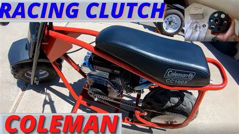 Coleman CC100X Minibike Gets A Racing Clutch Predator 212 YouTube