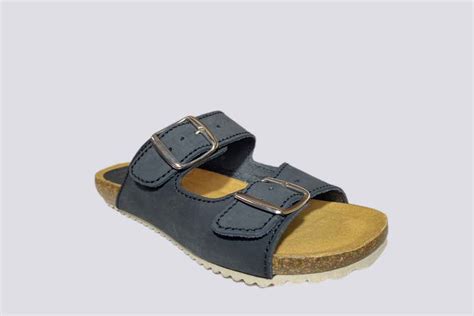 Sandal Slides Black Alberto Piazza Shoes