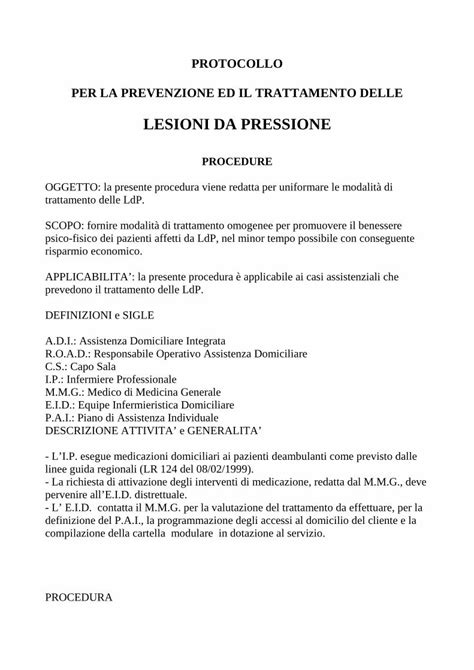 Pdf Protocollo Clinico Lesioni Da Pressione Fimmg Ferraraferrara