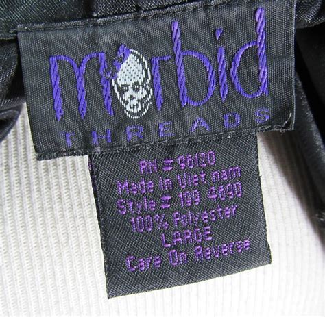 Vintage S Y K Morbid Threads Goth Hot Topic Black Satan Top Blouse Size Large Etsy
