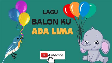 Lagu Anak Balonku Ada Lima Lagu Anak Populer Terbaru Youtube