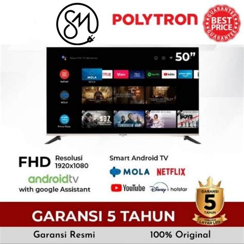 Jual Led Tv Polytron Pld Ag Android Smart Inc Inch Shopee