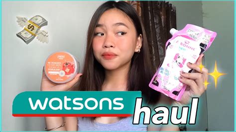 Watsons Haul Murang Skincare Makeup Youtube