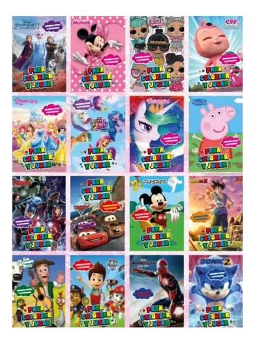 Libros De Paginas P Colorear Actividades Diverti Toys Mercadolibre