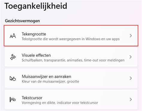 Lettergrootte Aanpassen Op Je Windows 11 PC