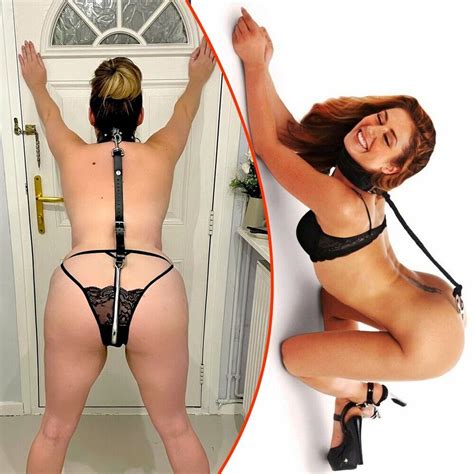 Bdsm Anal Hook Collar And Extendable Faux Strap Kinky Fetish Bondage Ebay