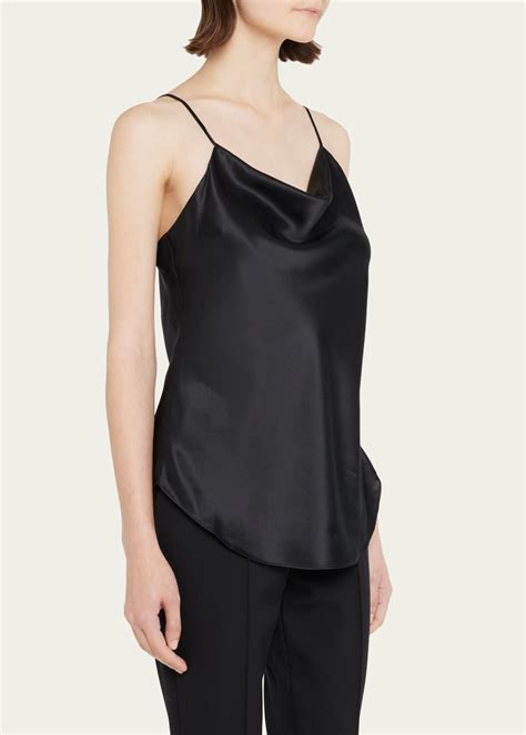 Cinq A Sept Marta Cowl Neck Silk Camisole Bergdorf Goodman