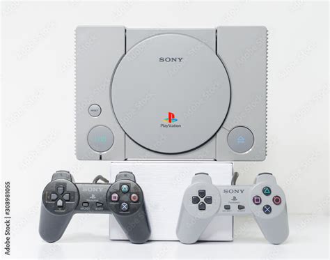 London England 07052018 An Original Sony Playstation Console From