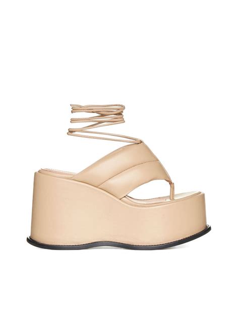 Buy ANDREĀDAMO Sandals Nude At Off Editorialist